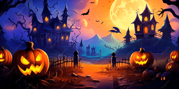 Déco d'Halloween + Jeux de société